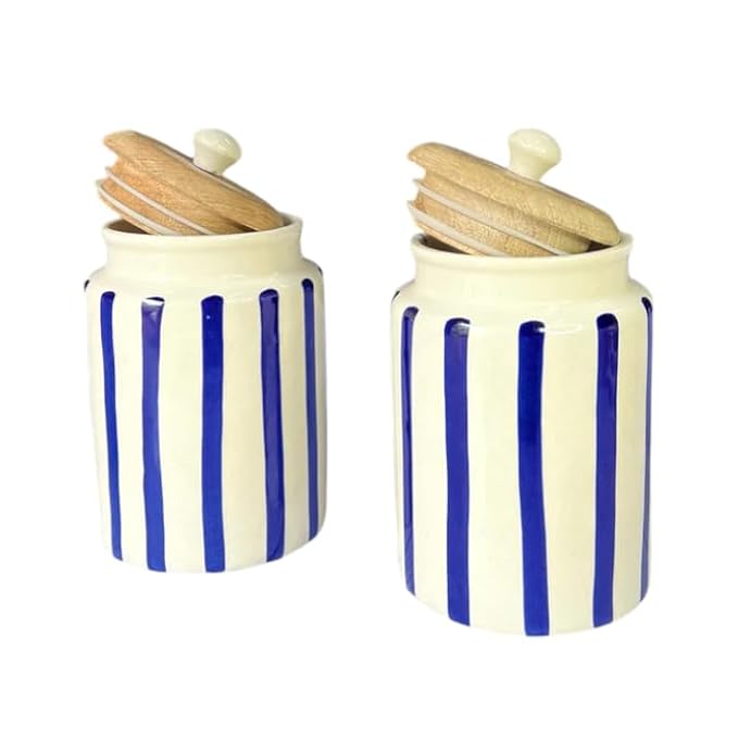 Morwee White Blue Line jar
