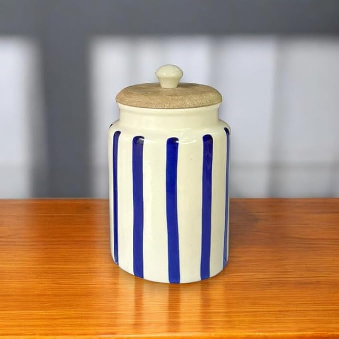 Morwee White Blue Line jar