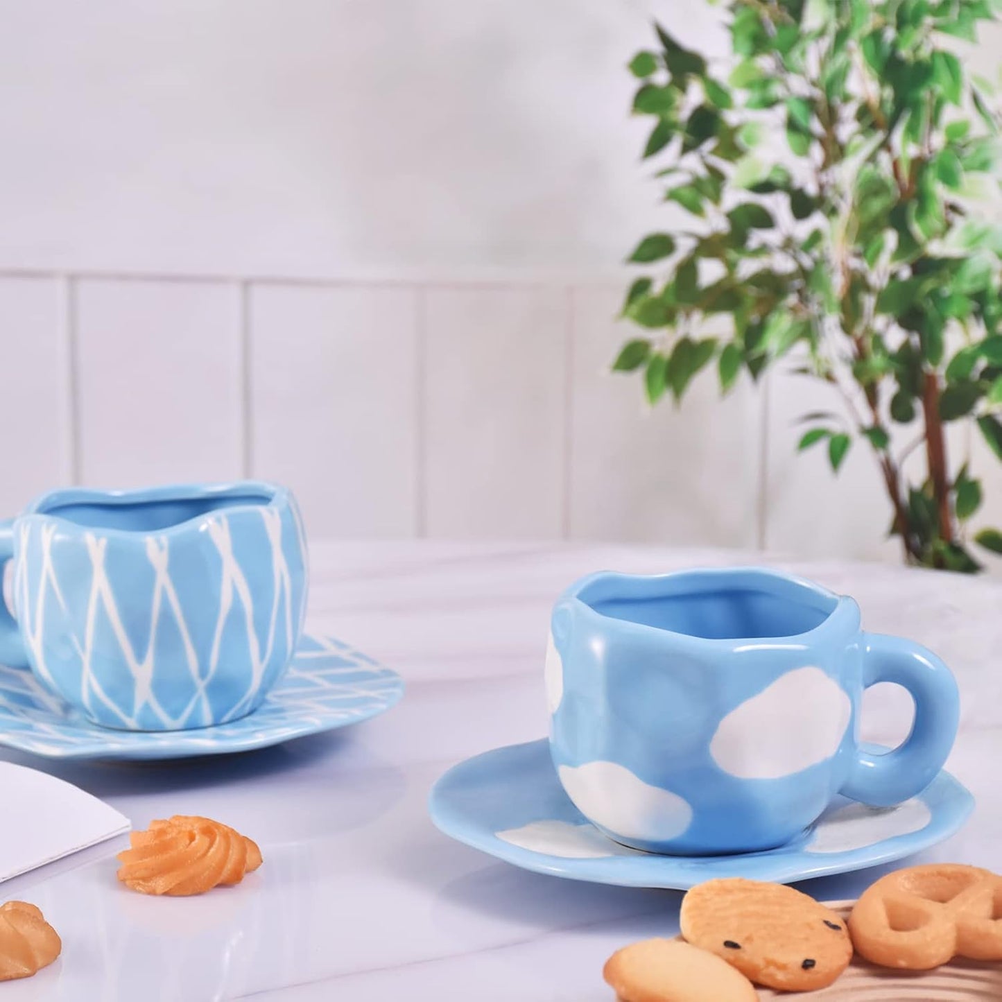 Morwee Blue Cloud cup with saucer