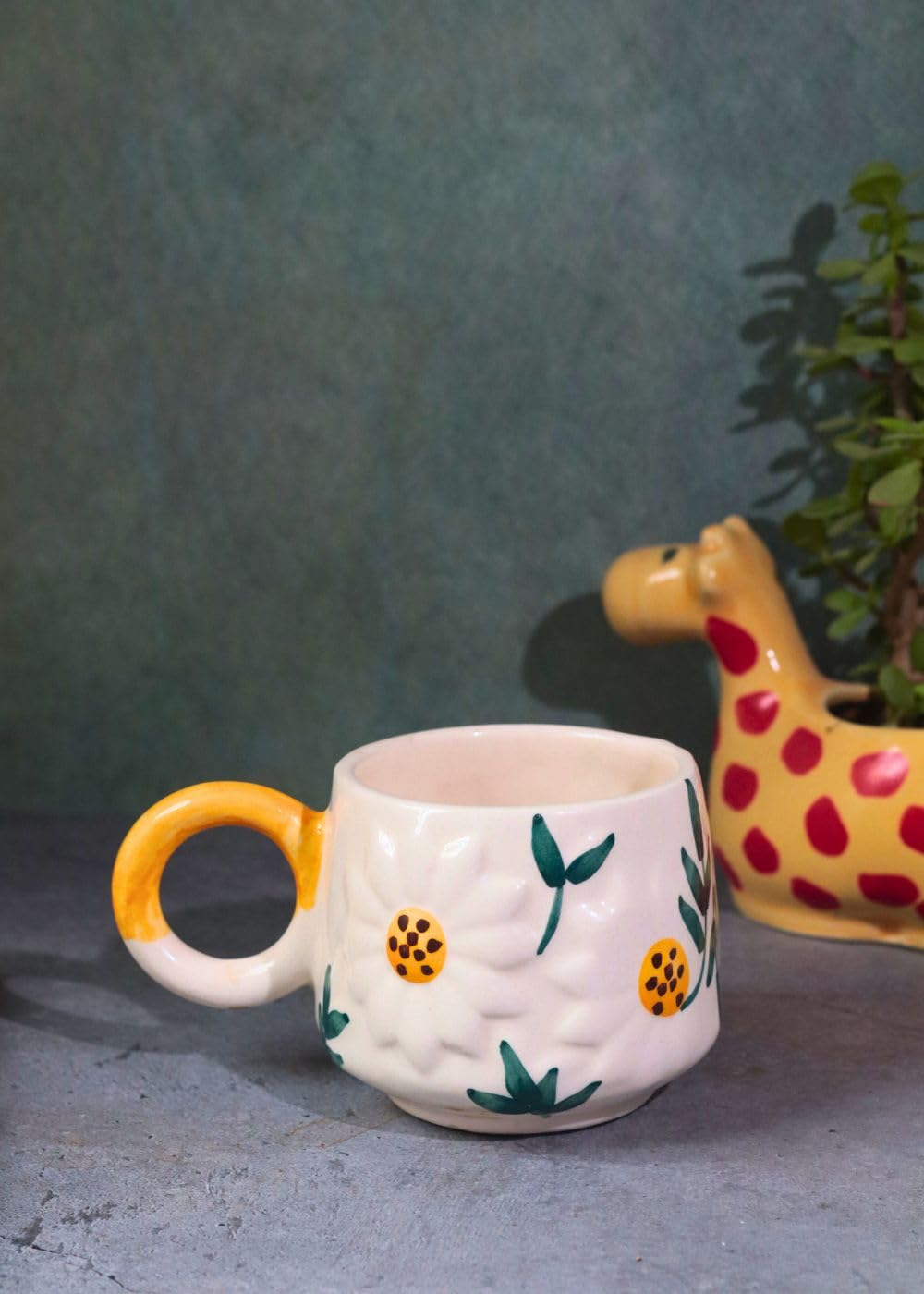 Morwee White Sunflower mug