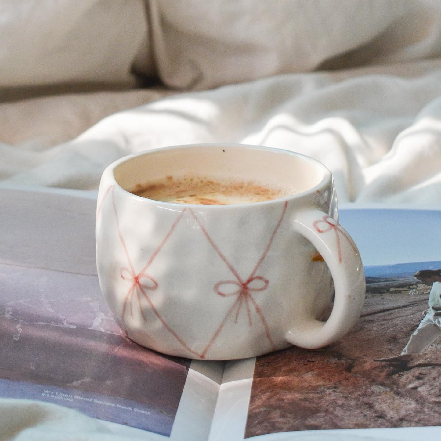 Morwee Cross Bow Tea Cup & Coaster Set