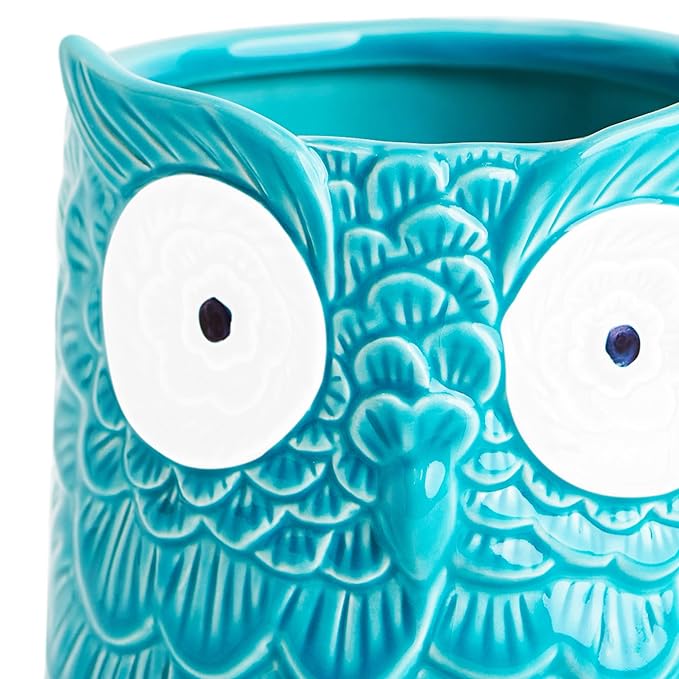 MORWEE OWLoween Mini Planter - Teal