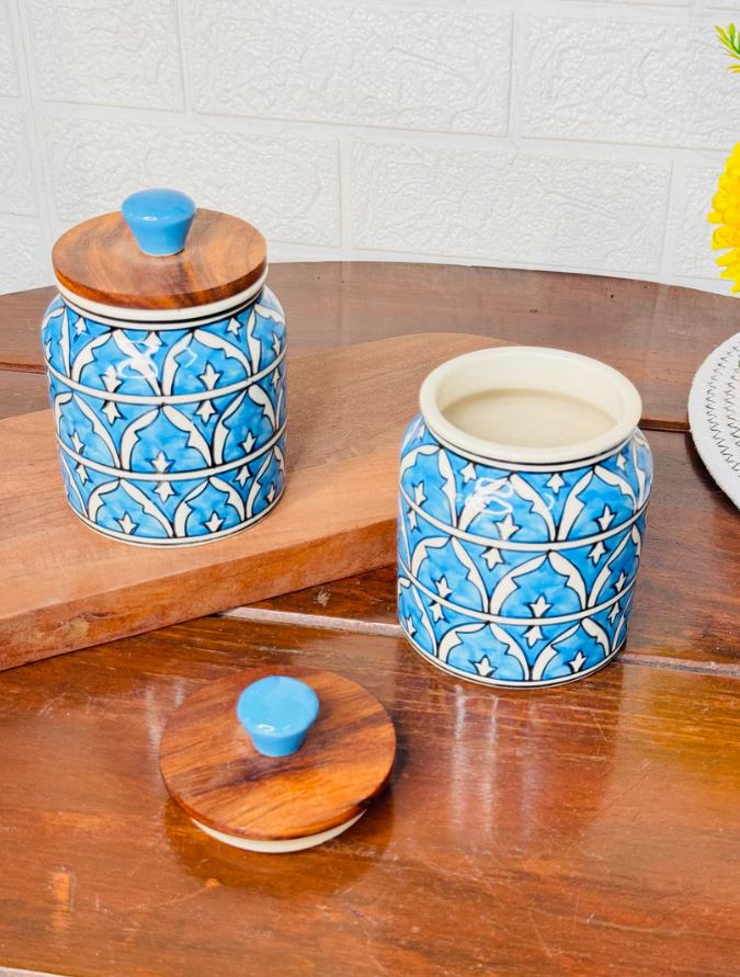 MORWEE Hand painted Ceramic Jar