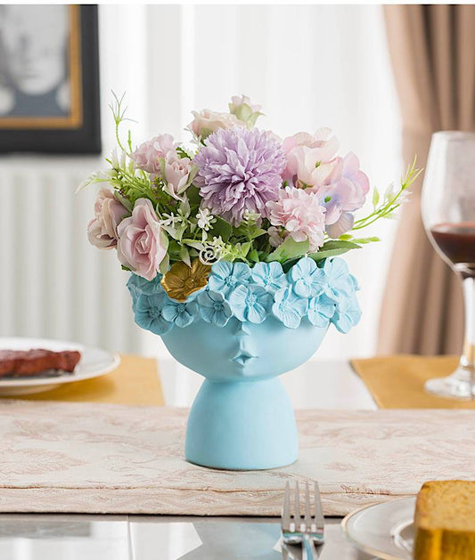 MORWEE Charming Woman Face Vase