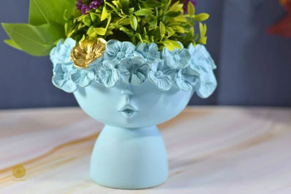 MORWEE Charming Woman Face Vase