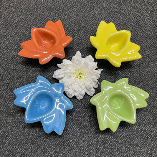 Morwee 3" inches Ceramics Diya's set of 12