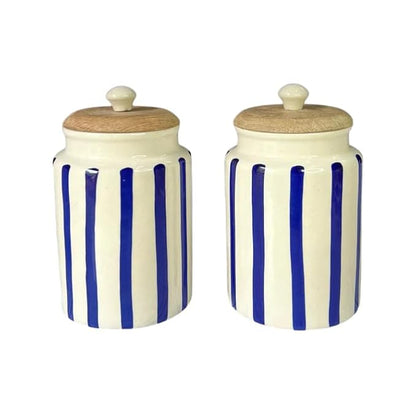 Morwee White Blue Line jar