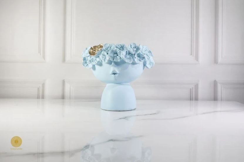 MORWEE Charming Woman Face Vase