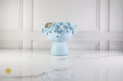 MORWEE Charming Woman Face Vase
