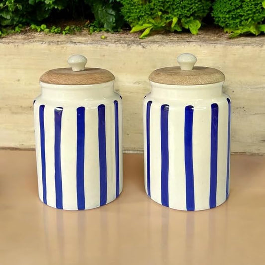 Morwee White Blue Line jar