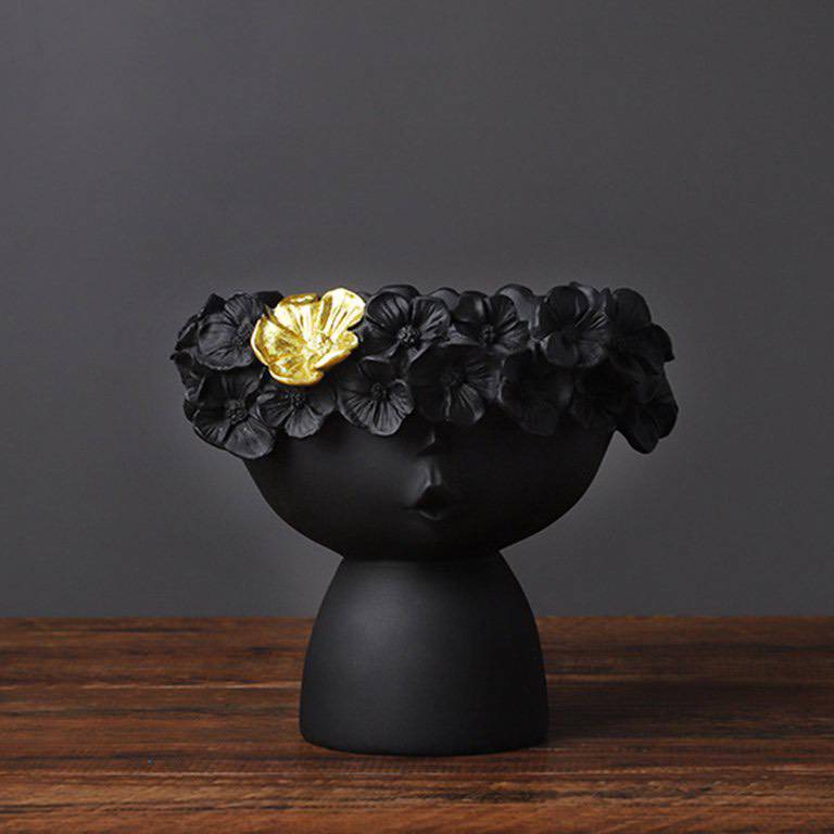 MORWEE Charming Woman Face Vase