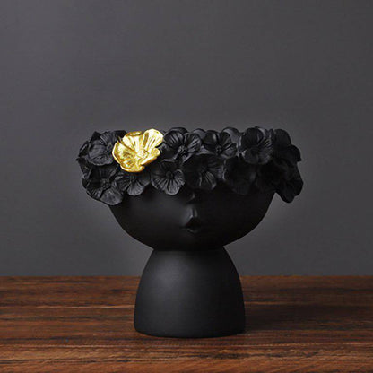 MORWEE Charming Woman Face Vase