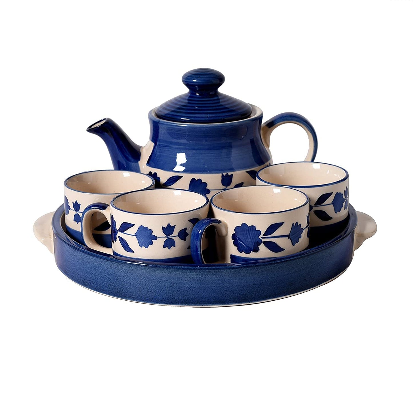 Morwee Blue luxury tea set royal blue