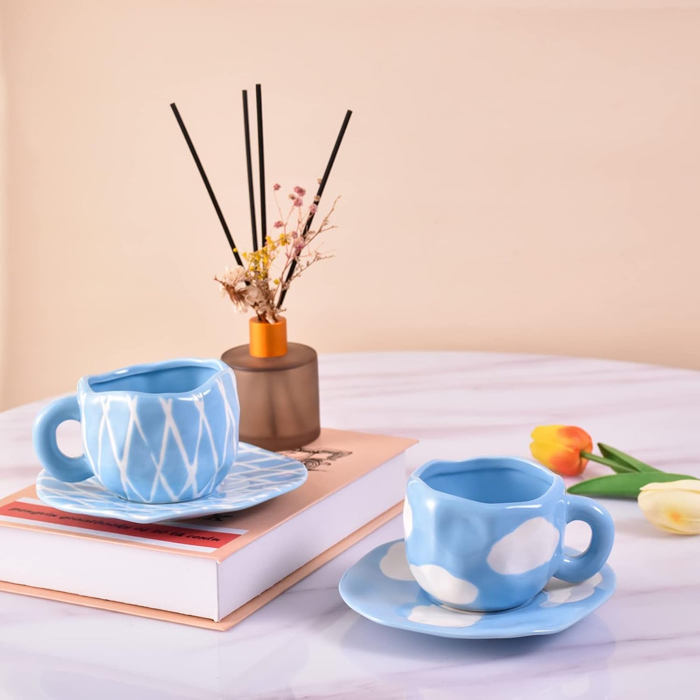 Morwee Blue Cloud cup with saucer
