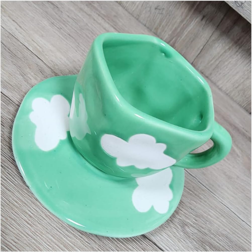 Morwee Green Cloud cup with saucer