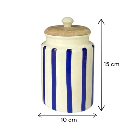 Morwee White Blue Line jar