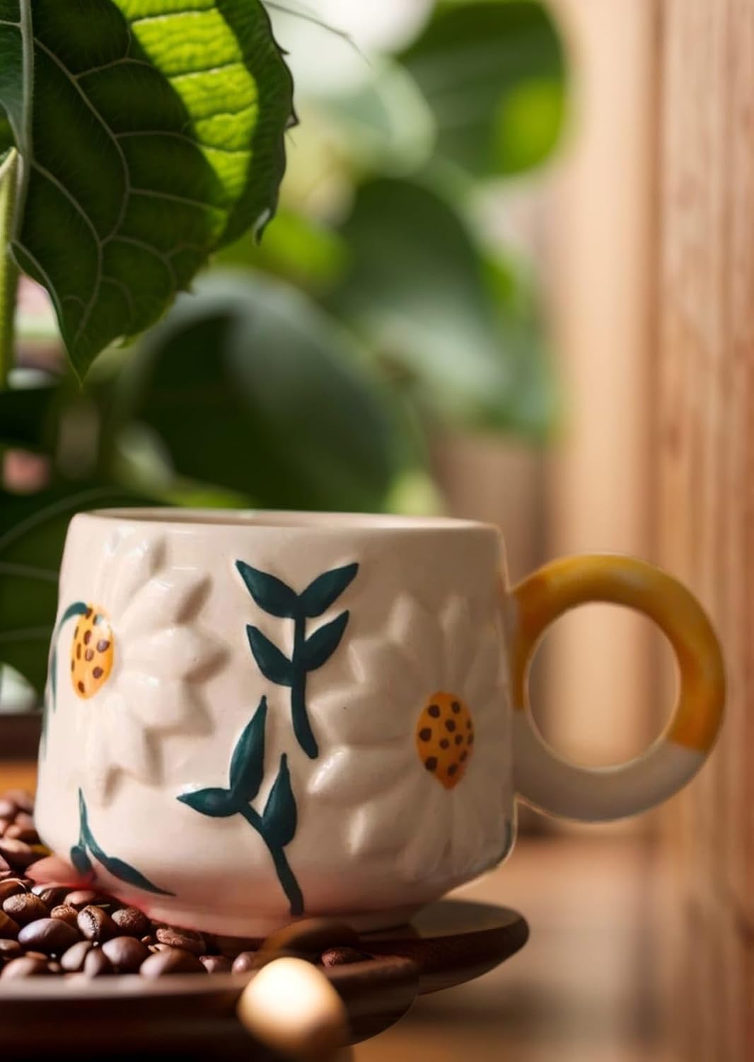 Morwee White Sunflower mug