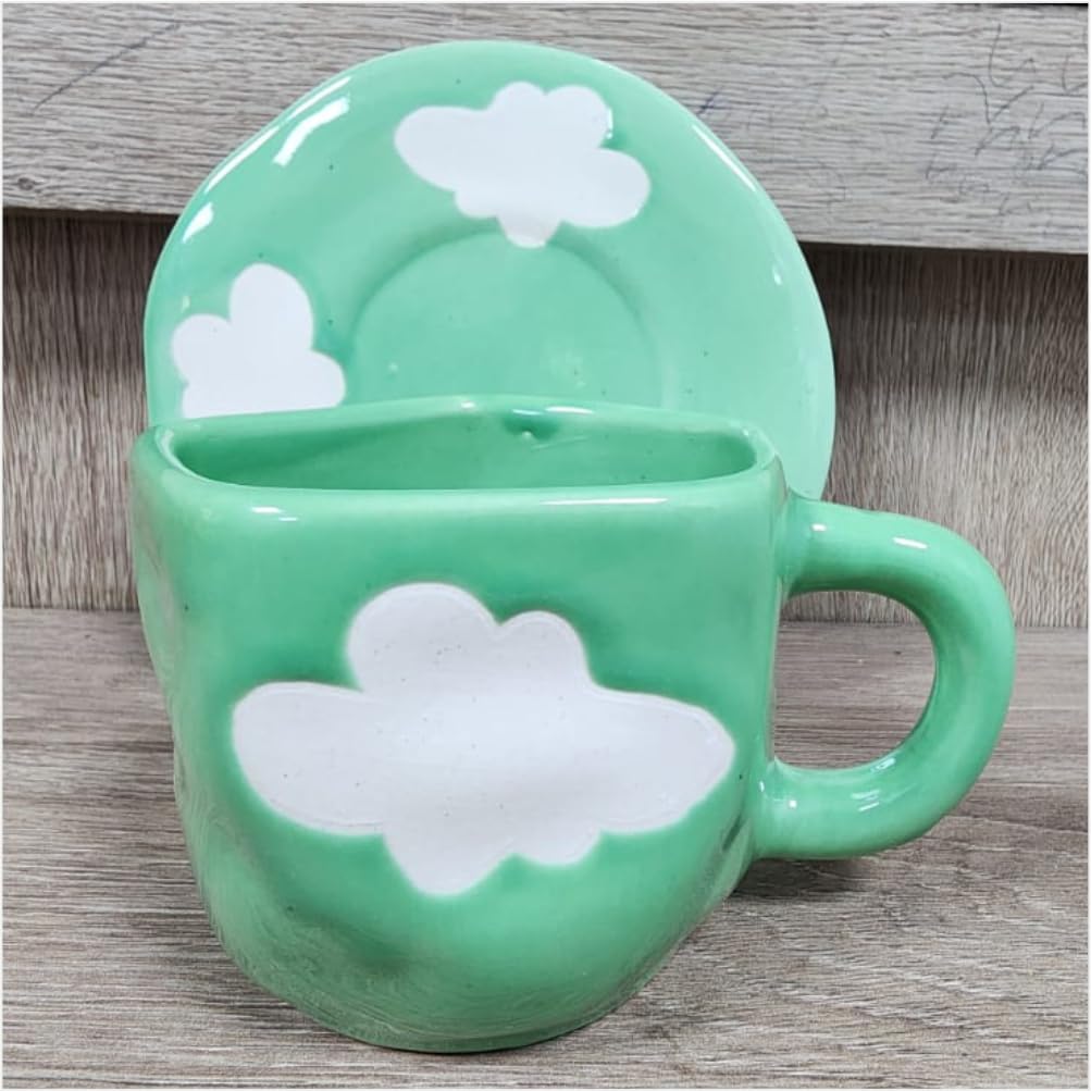 Morwee Green Cloud cup with saucer