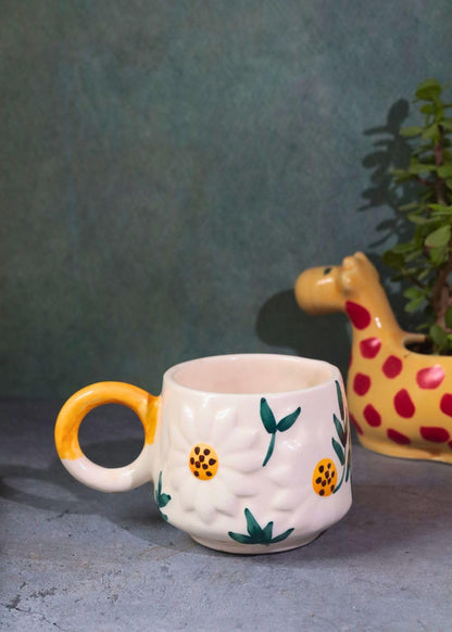 Morwee White Sunflower mug