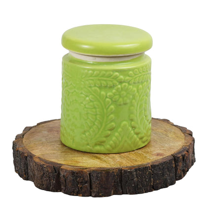 Morwee Ambos green jar
