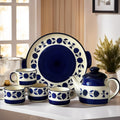 Morwee Blue luxury tea set royal blue
