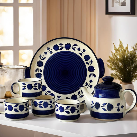 Morwee Blue luxury tea set royal blue
