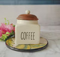 Morwee Glossy White Coffee Storage Jar