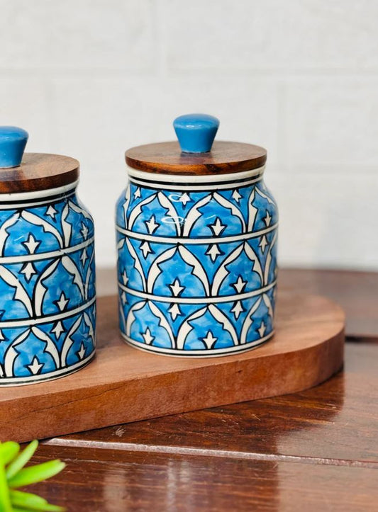 MORWEE Hand painted Ceramic Jar