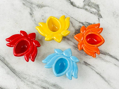 Morwee 3" inches Ceramics Diya's set of 12