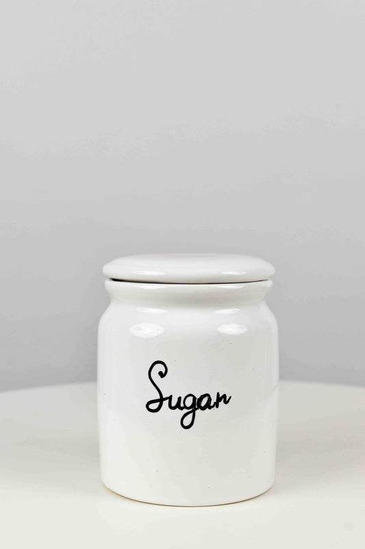 Morwee SPICES container ceramic kitchen airtight storage with wooden lid and spoon